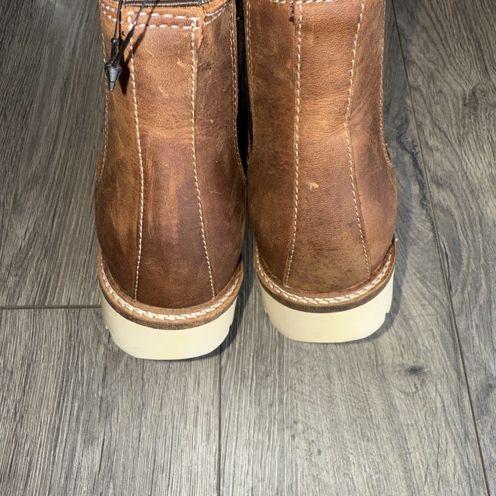Alpine‎ Design Womans Blaze Leather Slip On Chelsea Boots Size 6.5 Ortholite - Picture 3 of 8